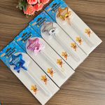 Topos de Bolo Estrela Metalizados 21cm