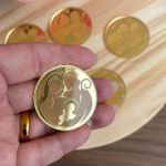 Acrílico Espelhado Red. Sagrada Família – 4cm, 10 Unidades