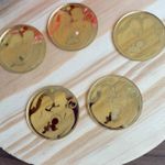 Acrílico Espelhado Red. Sagrada Família – 4cm, 10 Unidades