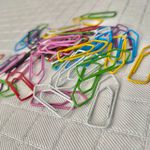 Clips para papel colorido Tam:anho 2/0 linha soul BRW CL2051 - 50 unidades