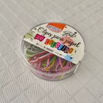 Clips para papel colorido Tam:anho 2/0 linha soul BRW CL2051 - 50 unidades
