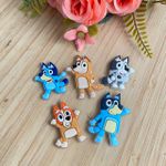 Kit Emb. Família Bluey Sortido - 3,5cm 10 Unidades