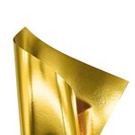Papel Lamicote Dupla Face A4 Dourado 180g