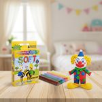 Massinha de Modelar Soft Acrilex 90g – 6 Cores