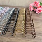 Wire-o Duplo Anel 2x1 A4 – 23 Anéis 11/8" (28,6mm) – Capacidade até 250 Folhas 75g