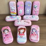 Estojo de Poliéster 22x9x4cm com Estampas 3D