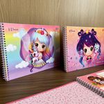 Caderno Cartografia e Desenho Nina 80 Folhas – 275mm x 200mm