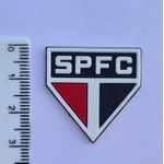 Aplique Emborrachado Símbolo São Paulo 3cm – 10 Unidades