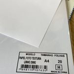 Papel fotográfico Masterprint A4 200g textura linho 20 folhas