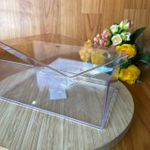 Caixa Cake Box Retangular 19,5x8,4cm Transparente Unidade