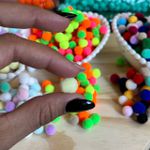 Pompom Colorido 1cm – Pacote com Aproximadamente 100 Unidades