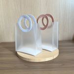 Sacola Fosca com Alça de Courino Redonda – 16x8x18,5 cm