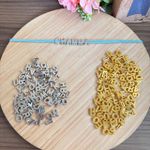 Aplique Abs Passador Letras Sortidas 12mm - aprox.100un