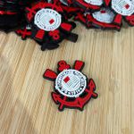 Aplique Emborrachado Símbolo Corinthians 3,5cm – 10 Unidades