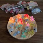 FIO LED GIRASSOL 1 MT UN LUZ AMAR. CORES