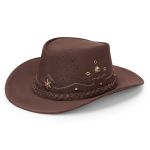 Chapeu Traiado Australiano Boiadeiros com estrela Café