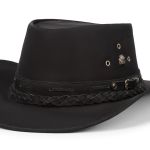 Chapeu Traiado Australiano Boiadeiros Preto