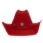 Chapéu Traiado Americano com estrela Vermelho