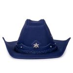Chapéu Traiado Americano com estrela Azul