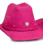 Chapéu Traiado Americano com estrela Rosa 