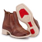 Bota Infantil Traiadinhos Country Marrom Chocolate