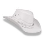 Chapéu Traiadinho Infantil Texano Branco
