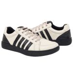 Sapatenis SL casual masculino Off-White/Preto