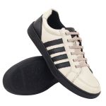 Sapatenis SL casual masculino Off-White/Preto