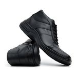 Bota Masculina em Couro Preto