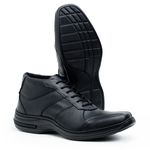 Bota Masculina em Couro Preto
