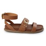 Sandália Papete Feminina Sofia Sola Baixa Caramelo