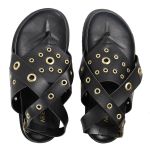 Papete Feminina Alessandra Sola Baixa Preto