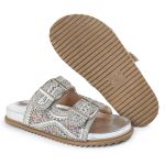 Sandália Feminina com Pedraria e Brilhos Colorido