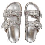 Sandália Feminina com Pedraria e Brilhos Colorido