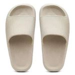 Chinelo Nuvem Slide Arietto - Conforto e Estilo Bege