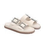Sandália Papete Bianca com Fivela Off-White