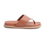 Sandália Feminina Papete de Dedo Fabi Caramelo