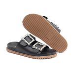 Sandália Papete Bianca com Fivela Preto