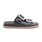 Sandália Papete Bianca com Fivela Preto