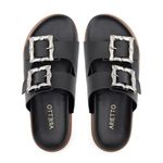 Sandália Papete Bianca com Fivela Preto