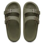 Chinelo Nuvem Birken Arietto Verde Militar