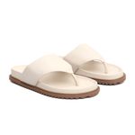 Sandália Feminina Papete de Dedo Fabi Off-White