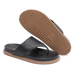 Sandália Feminina Papete de Dedo Fabi Preto