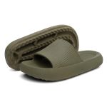 Chinelo Nuvem Slide Arietto - Conforto e Estilo Verde Militar