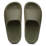 Chinelo Nuvem Slide Arietto - Conforto e Estilo Verde Militar