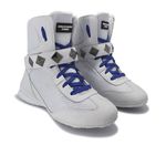 Bota De Treino Cheia De Marra Gym Branco com Azul
