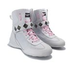 Bota De Treino Cheia De Marra Gym Branco e rosa