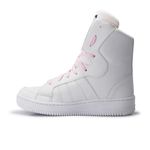 Bota de Treino Cheia de Marra Force Branco e Rosa
