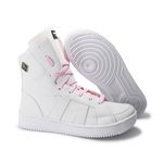 Bota de Treino Cheia de Marra Force Branco e Rosa