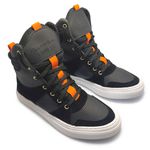 Bota de Treino Cheia de Marra Boxer Preto com Laranja